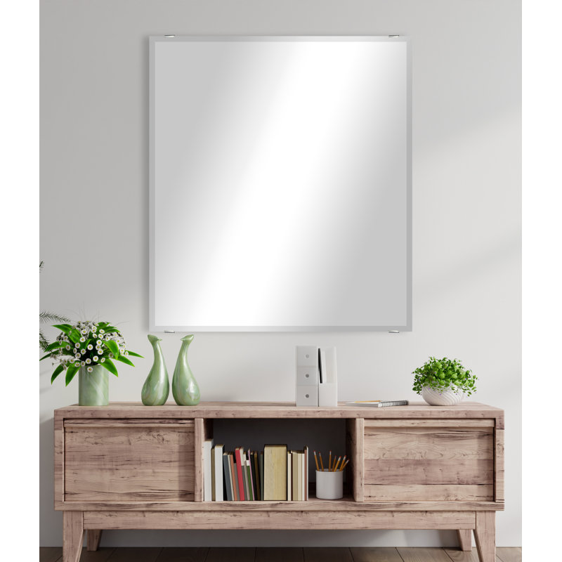 Flat Wall Mirror, 32" x 28"