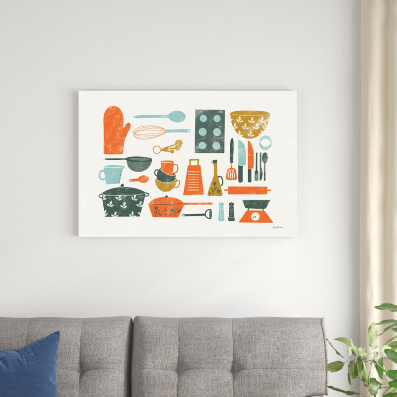 Cuisine rétro I, H 36 po x l 24 po x P 1,25 po