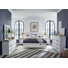 Sajish Queen Panel Bed 2 Nightstands And Drawer Dresser With Portrait Mirror