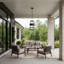 Saturn 1-Light Outdoor Hanging Lantern
