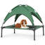 Lit surélevé pour chien avec auvent, lit pour chien d'extérieur avec tente à abat-jour amovible, lit pour animal surélevé-98668035-98668034