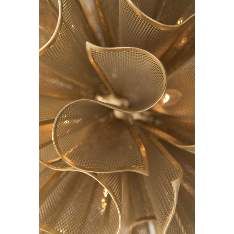Gold Leaf 20-Light Crystal Chandelier