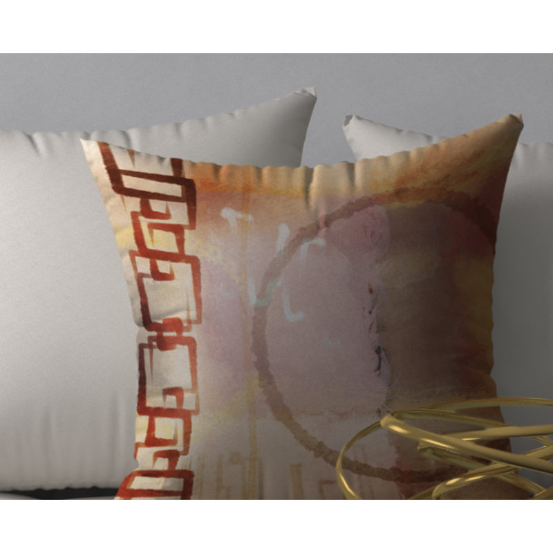 Reversible Throw Pillow, 24" x 24"