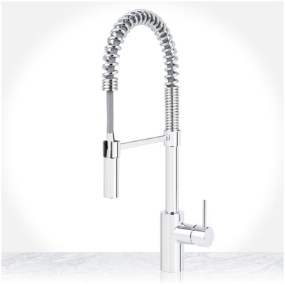 Mia 1.8 GPM Pre-Rinse Pulldown Kitchen Faucet - Includes Optional Deck Plate