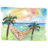 Zen Feeling Infinity Pool With View Of Caribbean Sea Print by Martina Bleichner