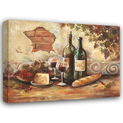 Fleur de lys vivant, Gorham, Gregory, reproduction d'art sur toile tendue: Bounteasant Wine II