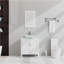 Meuble-lavabo de salle de bain avec lavabo et miroir-962907507