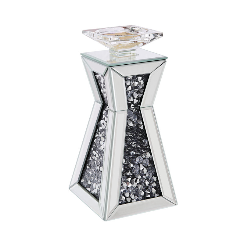 Chandelles en verre Yother, H 11 po x l 5 po x P 5 po