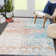 Leaetta Area Rug with Non-Slip Backing