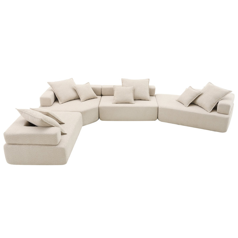 156''Oversized Modular U Shaped Sectional Sofa