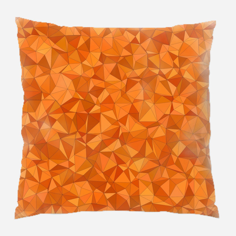 Coussin décoratif triangulaire