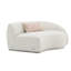 Canapé modulaire beige - cadre intérieur, 37,3 po Profondeur, confort confortable, largeur de 182,66