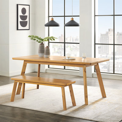 Ensemble table de salle à manger et banc Shelburne
