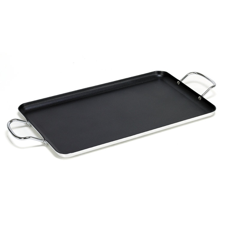 Bene Casa Non-Stick Aluminum Griddle with Handles, 19x11.5