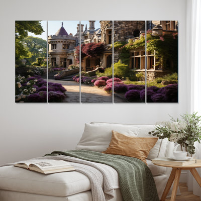Castles Royal Retreat Regal Buildings & Architecture Wall Decor on Metal