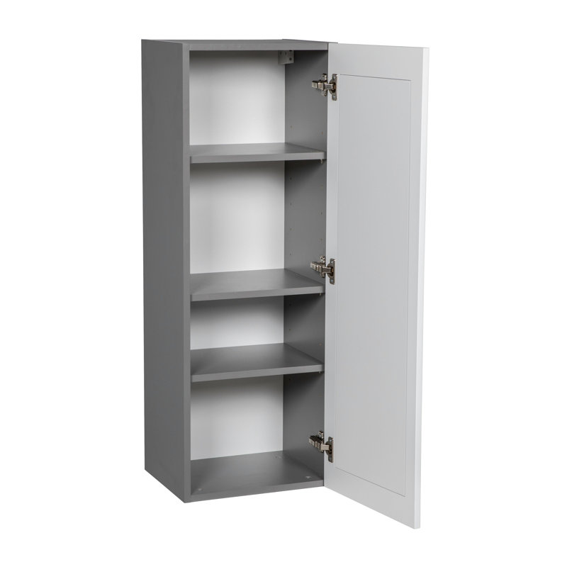 Armoire murale ouverte standard ouverte en panneau de particules de 42 po de haut prête à assembler, H 42 po x l 9 po