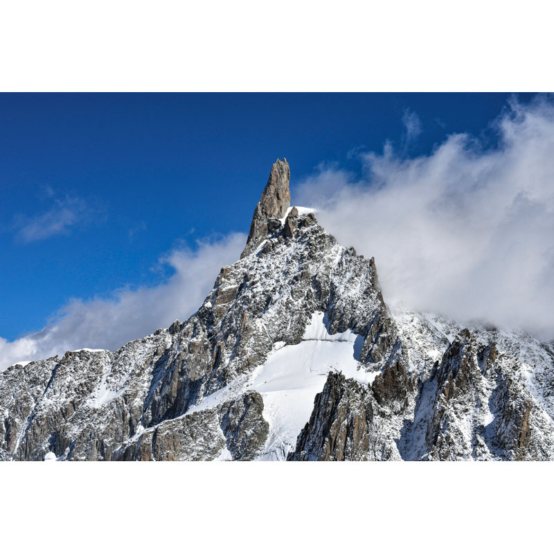 Mont Blanc par - Photographie sur toile tendue, H 8 po x l 12 po