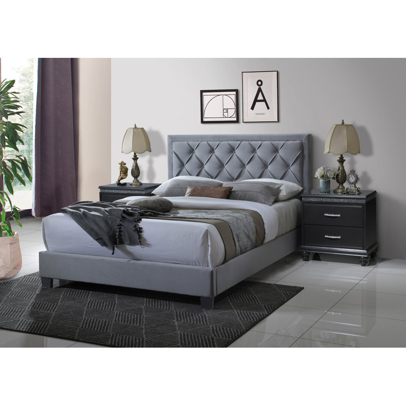 Ensemble de chambre à coucher 3 pièces Rumeal, Grand