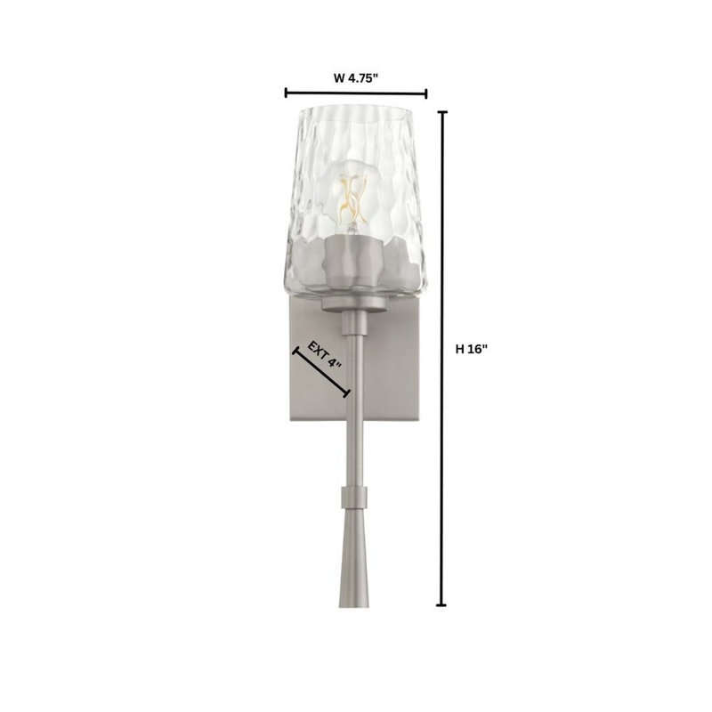 Llubia 1LT TALL - STN, Nickel satiné
