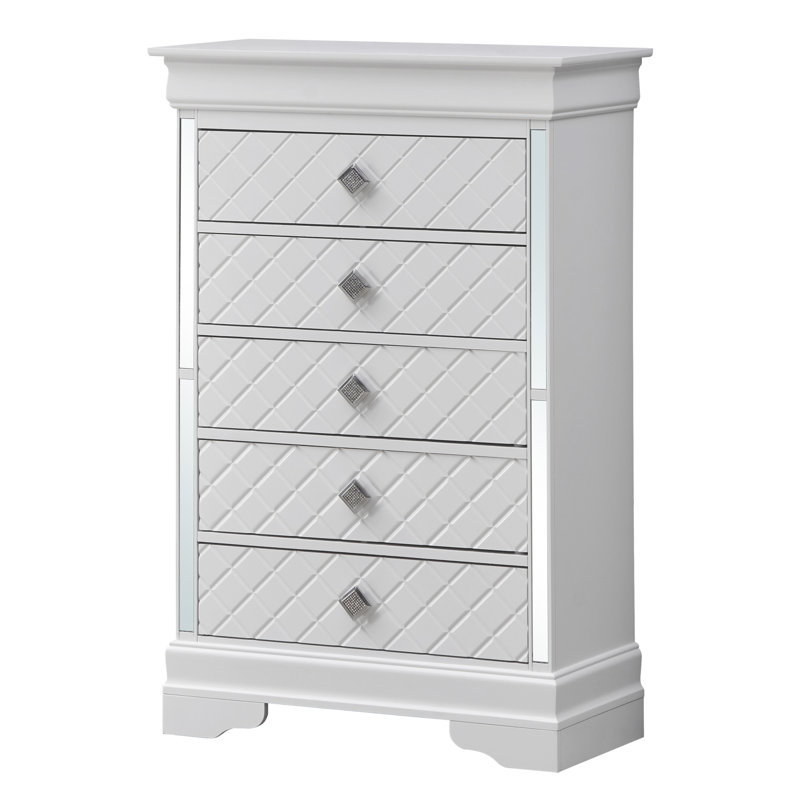 Coffre Verona G6702-CH, Blanc