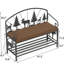 Banc rembourré rustique American Traditional