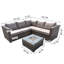 Airalynn Rattan Wicker 5 - Person Seating Group with Cushions-193874200-193874201