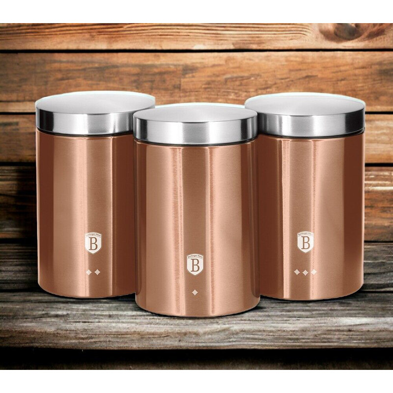 Metal Jar - Set of 3