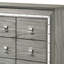 Commode Antares finition chêne gris clair (Commode)