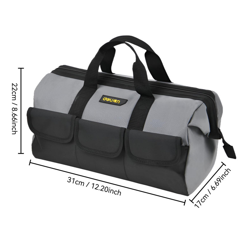 Sac à outils portatif multifonctionnel durable pour réparation et rangement