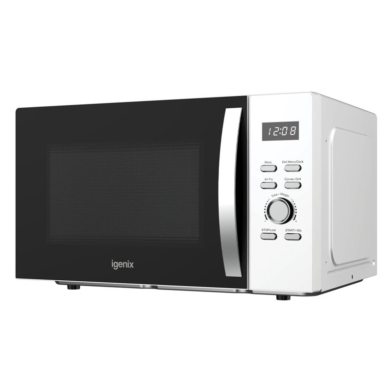 Igenix 25L 850W Digital Combination Microwave White with Air Fry Function