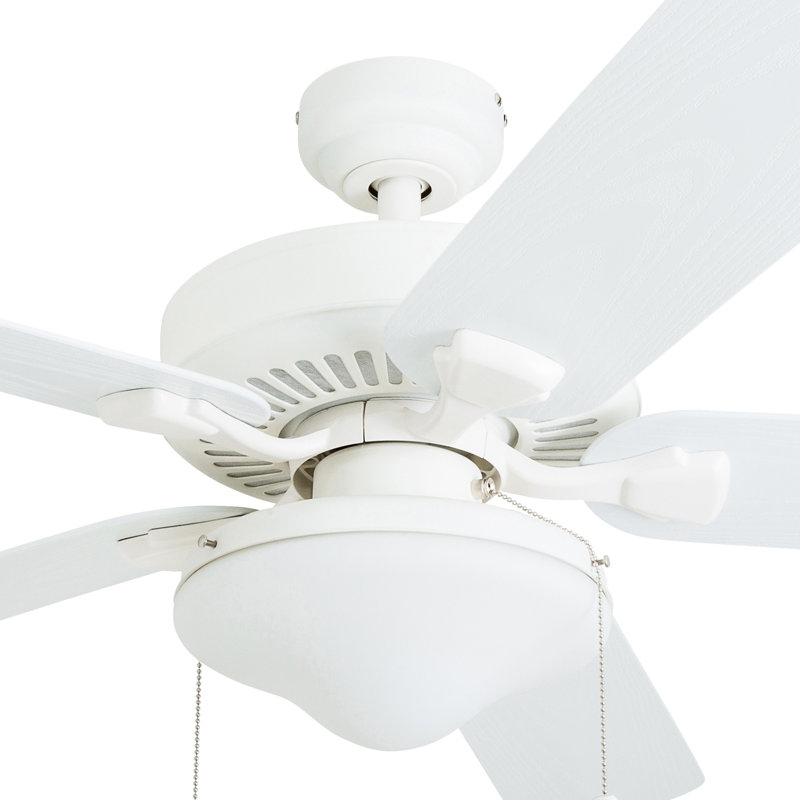 Belmar 52'' White LED Ceiling Fan with 5 Blades