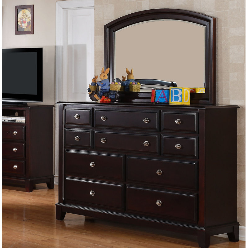 Cheve 65'' W 10 - Drawer Dresser, Cappuccino
