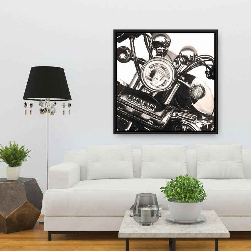 " Realistic Sepia Motorcycle "