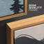 «Pine Tree Mountain Forest Lake on Canvas», reproduction de 3 pièces-91021987-91177507