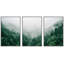 «Fog and Mist Mountain Forest Valley Nature Wilderness», reproduction sur toile 3 pièces-90847337-90847339
