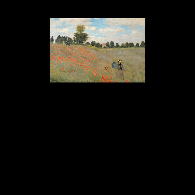 Claude Monet - Print on Canvas, Wrapped Canvas, 101.6 cm H x 66.04 cm W x 3.175 cm D