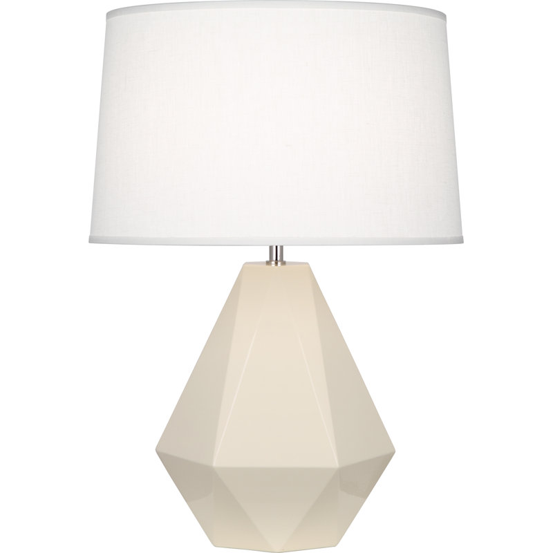 Delta Table Lamp, Bone
