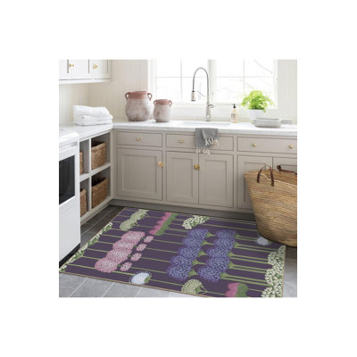 Tapis décoratif multicolore
