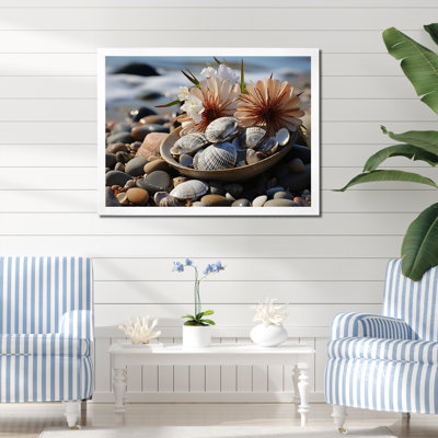 «Beach Photo Seashell Sonata III», reproduction d'art sur toile