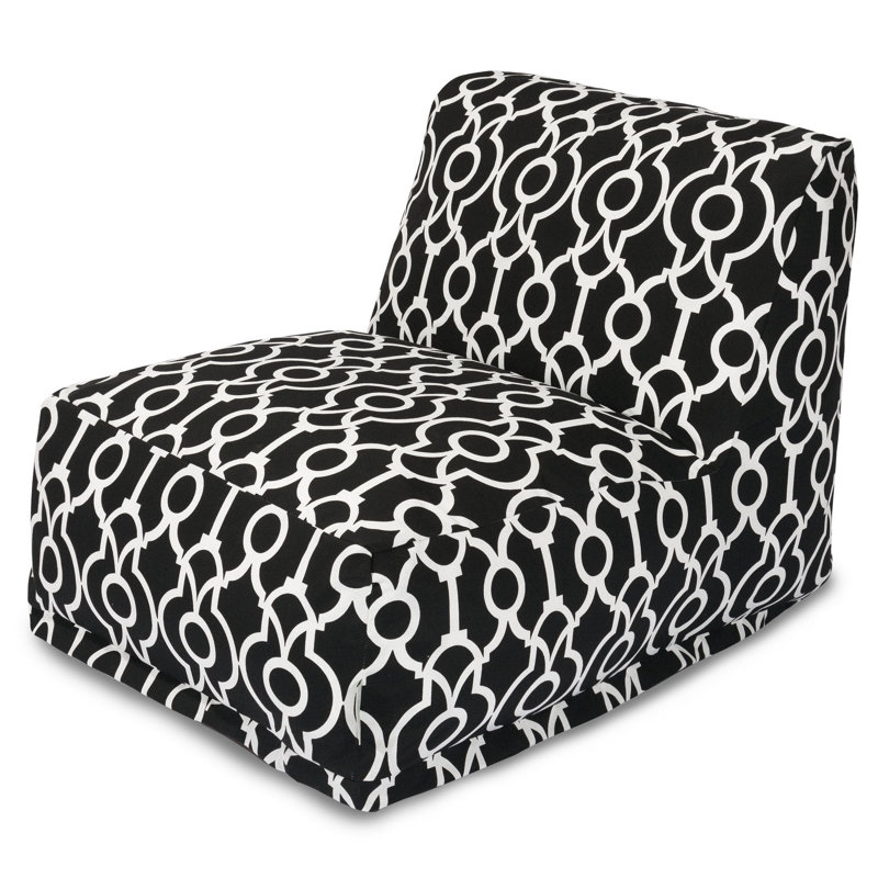 Fauteuil à billes et chaise longue Montalvo, Noir