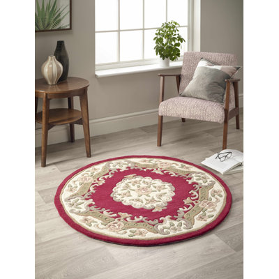 Comfort Oriental Wool Hand Woven Area Rug