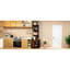 Tablette d'angle rustique 65 po avec portes, tablettes de rangement à 6 niveaux et base stable, pour chambre à coucher, porte-verres à vin pour armoire de cuisine, tablette autoportante, balcon attrayant, bureau