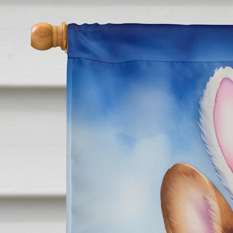 Easter Egg Hunt Double Sided 40'' H x 28'' W Polyester Easter House Flag