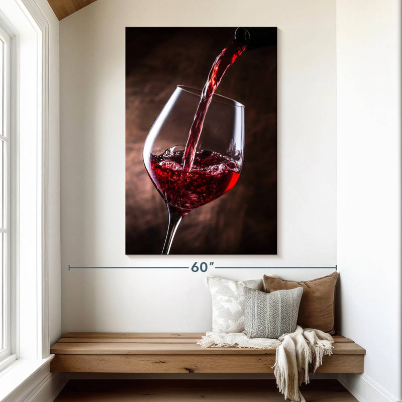 Vin rouge classique Yarlin, H 51 po x l 34 po