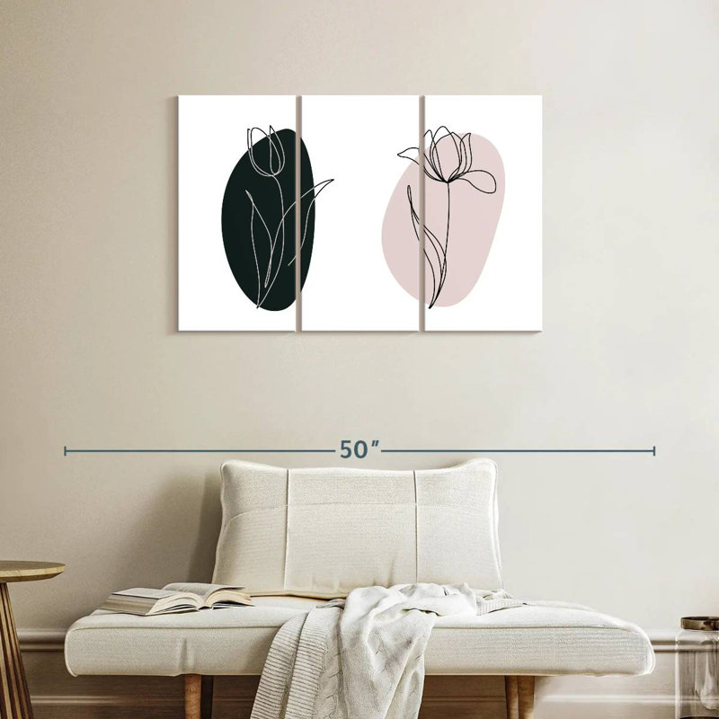 Fleur de tulipe Harnek, H 24 po x l 38 po