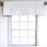 Sateen Polka Dots Ruffled Window Valance