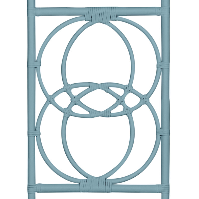Open-Frame Headboard, King, Pool Blue