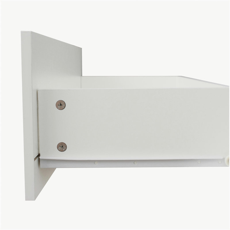 Meuble télé blanc moderne avec télécommande 20 lumières DEL couleur, Blanc