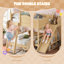 Lits avec glissière de rangement, lit double en bois sur lit double, chambre d'enfant moderne