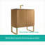 Charmant meuble-lavabo autoportant avec caractéristiques avancées et design élégant